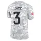 Limited Arctic Camo Men's Wil Lutz Denver Broncos 2024 Salute to Service Jersey