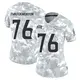 Limited Arctic Camo Women's Calvin Throckmorton Denver Broncos 2024 Salute to Service Jersey