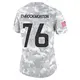 Limited Arctic Camo Women's Calvin Throckmorton Denver Broncos 2024 Salute to Service Jersey