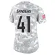 Limited Arctic Camo Women's Drew Sanders Denver Broncos 2024 Salute to Service Jersey