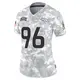 Limited Arctic Camo Women's Eyioma Uwazurike Denver Broncos 2024 Salute to Service Jersey