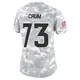 Limited Arctic Camo Women's Frank Crum Denver Broncos 2024 Salute to Service Jersey