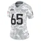 Limited Arctic Camo Women's Gary Zimmerman Denver Broncos 2024 Salute to Service Jersey