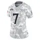 Limited Arctic Camo Women's John Elway Denver Broncos 2024 Salute to Service Jersey