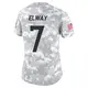 Limited Arctic Camo Women's John Elway Denver Broncos 2024 Salute to Service Jersey