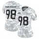 Limited Arctic Camo Women's John Franklin-Myers Denver Broncos 2024 Salute to Service Jersey