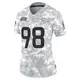 Limited Arctic Camo Women's John Franklin-Myers Denver Broncos 2024 Salute to Service Jersey