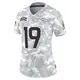 Limited Arctic Camo Women's Jordan Leslie Denver Broncos 2024 Salute to Service Jersey