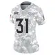 Limited Arctic Camo Women's Kris Abrams-Draine Denver Broncos 2024 Salute to Service Jersey