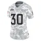 Limited Arctic Camo Women's Terrell Davis Denver Broncos 2024 Salute to Service Jersey