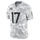 Limited Arctic Camo Youth Devaughn Vele Denver Broncos 2024 Salute to Service Jersey