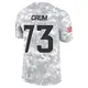 Limited Arctic Camo Youth Frank Crum Denver Broncos 2024 Salute to Service Jersey