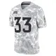 Limited Arctic Camo Youth Javonte Williams Denver Broncos 2024 Salute to Service Jersey