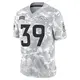 Limited Arctic Camo Youth Levi Wallace Denver Broncos 2024 Salute to Service Jersey