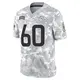 Limited Arctic Camo Youth Luke Wattenberg Denver Broncos 2024 Salute to Service Jersey