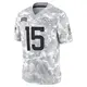 Limited Arctic Camo Youth Nik Bonitto Denver Broncos 2024 Salute to Service Jersey