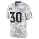 Limited Arctic Camo Youth Terrell Davis Denver Broncos 2024 Salute to Service Jersey