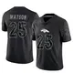 Limited Black Men's Blake Watson Denver Broncos Reflective Jersey