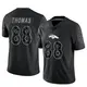 Limited Black Men's Demaryius Thomas Denver Broncos Reflective Jersey