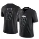 Limited Black Men's Devaughn Vele Denver Broncos Reflective Jersey