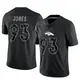 Limited Black Men's D.J. Jones Denver Broncos Reflective Jersey