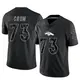 Limited Black Men's Frank Crum Denver Broncos Reflective Jersey