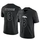 Limited Black Men's Jarrett Stidham Denver Broncos Reflective Jersey