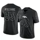 Limited Black Men's Javonte Williams Denver Broncos Reflective Jersey