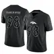 Limited Black Men's John Franklin-Myers Denver Broncos Reflective Jersey