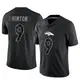 Limited Black Men's Kendall Hinton Denver Broncos Reflective Jersey