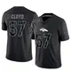 Limited Black Men's K.J. Cloyd Denver Broncos Reflective Jersey