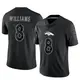 Limited Black Men's K'Waun Williams Denver Broncos Reflective Jersey