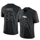 Limited Black Men's Lucas Krull Denver Broncos Reflective Jersey