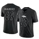 Limited Black Men's Mike McGlinchey Denver Broncos Reflective Jersey