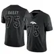 Limited Black Men's Quinn Bailey Denver Broncos Reflective Jersey