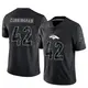 Limited Black Men's Zach Cunningham Denver Broncos Reflective Jersey