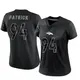 Limited Black Women's Aaron Patrick Denver Broncos Reflective Jersey