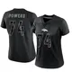 Limited Black Women's Ben Powers Denver Broncos Reflective Jersey