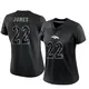 Limited Black Women's Brandon Jones Denver Broncos Reflective Jersey