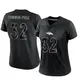 Limited Black Women's Delarrin Turner-Yell Denver Broncos Reflective Jersey