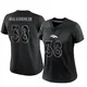 Limited Black Women's Jaleel McLaughlin Denver Broncos Reflective Jersey