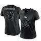 Limited Black Women's Luke Wattenberg Denver Broncos Reflective Jersey