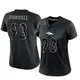 Limited Black Women's Mike Purcell Denver Broncos Reflective Jersey