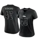 Limited Black Women's Nate Adkins Denver Broncos Reflective Jersey