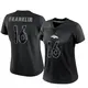 Limited Black Women's Troy Franklin Denver Broncos Reflective Jersey