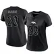 Limited Black Women's Tyler Badie Denver Broncos Reflective Jersey