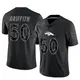 Limited Black Youth Jonas Griffith Denver Broncos Reflective Jersey