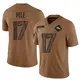 Limited Brown Men's Devaughn Vele Denver Broncos 2023 Salute To Service Jersey