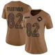 Limited Brown Women's Adam Trautman Denver Broncos 2023 Salute To Service Jersey