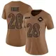 Limited Brown Women's Tyler Badie Denver Broncos 2023 Salute To Service Jersey